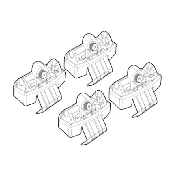 Kit de montaj pentru bare Alumia, Quadra, Silenzio C258 - DS DS4 5p 08/21>, DS N°4 5p 07/25>