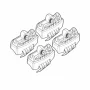 Kit de montaj pentru bare Alumia, Quadra, Silenzio C265 - Byd Han 4p 09/23>, Byd Seal 4p 10/23>