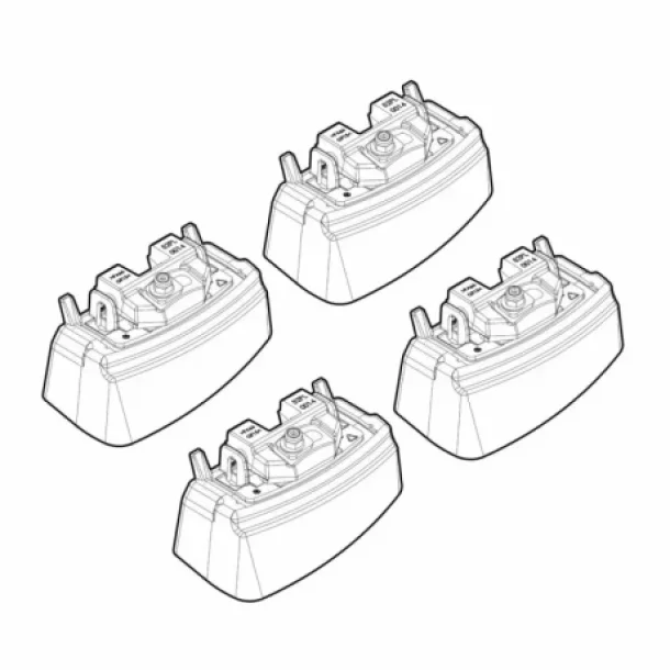 Kit de montaj pentru bare Alumia, Quadra, Silenzio C294 - Mercedes Classe S 12/20>12/25, Classe S 01/26>
