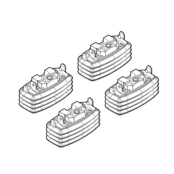 Kit de montaj pentru bare Alumia, Quadra, Silenzio C012 - Fiat Multipla 11/98>12/10