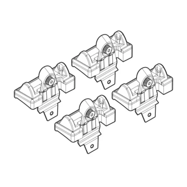 Kit de montaj pentru bare Alumia, Quadra, Silenzio C048 - Chevrolet Niva 01/98>09/15
