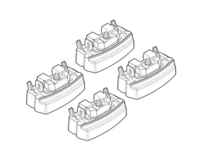Kit de montaj pentru bare Alumia, Quadra, Silenzio C188 - Mercedes CLA Shooting Brake 03/13>05/15, CLA Shooting Brake 06/15>03/16, CLA Shooting Brake 04/16>07/19, Shooting Brake 08/19>05/23, Shooting Brake 06/23>