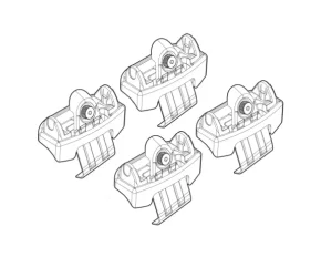Kit de montaj pentru bare Alumia, Quadra, Silenzio C193 - Honda CR-V 10/12>03/15, CR-V 04/15>10/18