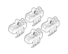 Kit de montaj pentru bare Alumia, Quadra, Silenzio C195 - Mazda 6 4p 01/13>01/15, 6 4p 02/15>10/18, 6 4p 11/18>12/22