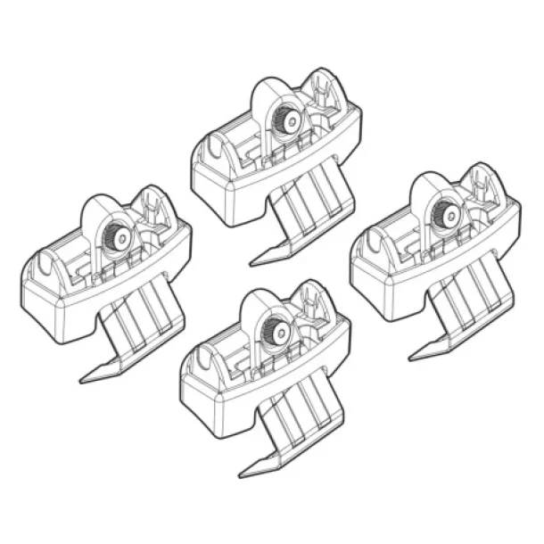 Kit de montaj pentru bare Alumia, Quadra, Silenzio C204 - Peugeot 3008 10/16>10/20, 3008 11/20>11/23, 5008 01/17>08/20, 5008 09/20>08/24