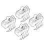 Kit de montaj pentru bare Alumia, Quadra, Silenzio C204 - Peugeot 3008 10/16>10/20, 3008 11/20>11/23, 5008 01/17>08/20, 5008 09/20>08/24