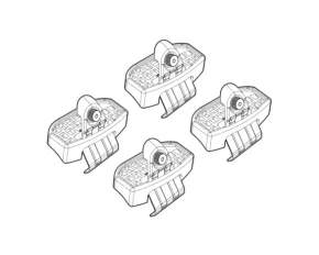 Kit de montaj pentru bare Alumia, Quadra, Silenzio C209 - Nissan Micra 03/17>06/23