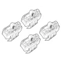 Kit de montaj pentru bare Alumia, Quadra, Silenzio C211 - Seat Ibiza 5p 06/17>