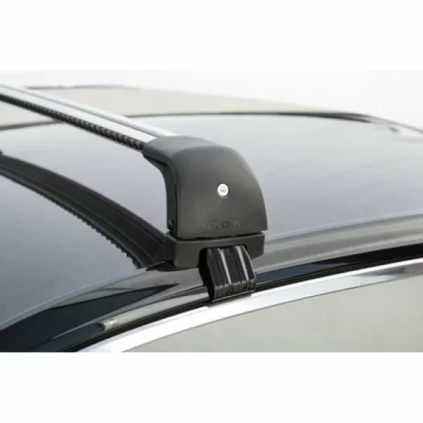 Silenzio CX, set complet de bare portbagaj din aluminiu - 109 cm + 104 cm - Origine RF - C166 - Kia Venga 2010-2019 - Acoperis standard - Inclusiv trapa
