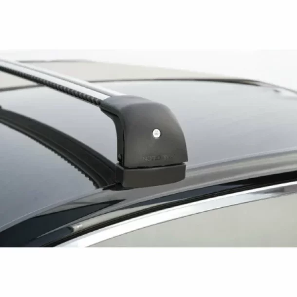 Silenzio CX, set complet de bare portbagaj din aluminiu - 99 cm + 89 cm - Origine RF - C163 - Mercedes Classe C 4 usi 2014-2021 - Puncte fixe - Inclusiv trapa