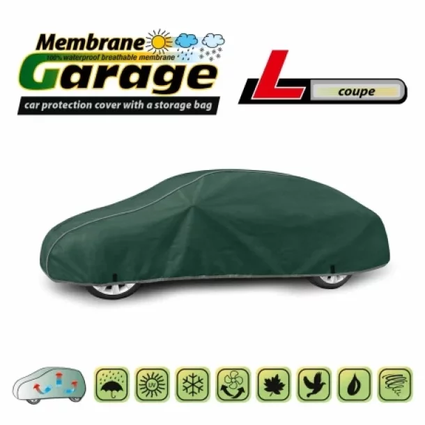 Prelata auto completa Membrane Garage, complet impermeabila si respirabila - L - Coupe