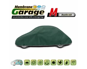 Prelata auto completa Membrane Garage, complet impermeabila si respirabila - M - Beetle Old