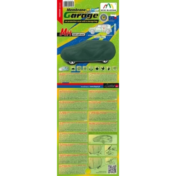 Prelata auto completa Membrane Garage, complet impermeabila si respirabila - MH - SUV/Off-Road