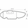 Silenzio CX, teljes aluminium tetocsomagtarto keszlet - 114 cm + 109 cm - Origine RF - C280 - Nissan Qashqai 2021-napjainkig - Standard teto