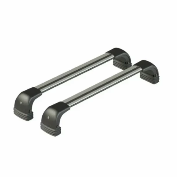 Silenzio CX, teljes aluminium tetocsomagtarto keszlet - 129 cm + 124 cm - Origine RF - C012 - Fiat Multipla 1998-2010 - Rogzitett pontok a teton