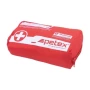 Set pachet prim ajutor auto, borseta sanitara si stingator cu pulbere 1kg Cridem, geanta organizatoare Negru