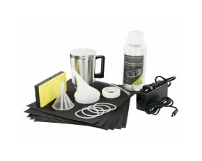 Set profesional pentru regenerarea farurilor auto din plastic, lichid 600 ml, accesorii incluse
