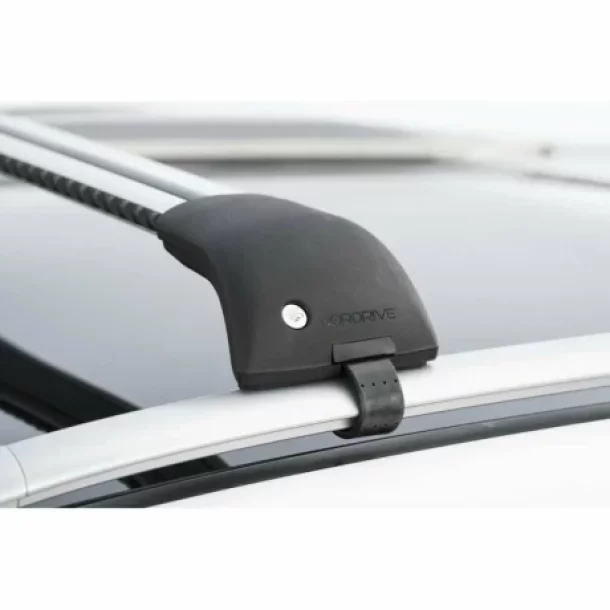 Silenzio CX, set complet de bare portbagaj din aluminiu - 69 cm + 69 cm - Origine RL - C400 - Hyundai Inster 2024-prezent - Sina standard inaltata