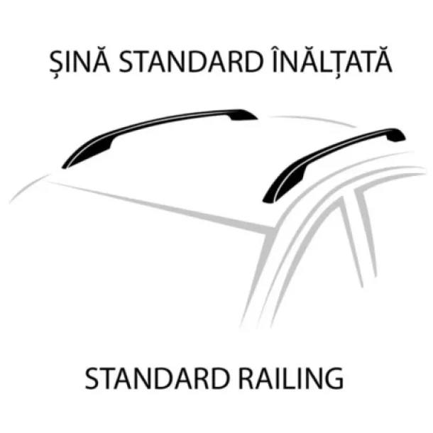 Silenzio CX, set complet de bare portbagaj din aluminiu - 99 cm + 94 cm - Origine RL - C400 - Honda HR-V 2021-prezent - Sina standard inaltata - Si cu acoperis panoramic