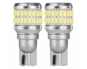 Bec Led 48SMD 3014 si 4SMD 3030, 12/24V Marsarier, auxiliare, T15 W16W Canbus 2buc - Alb