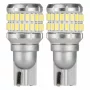Bec Led 48SMD 3014 si 4SMD 3030, 12/24V Marsarier, auxiliare, T15 W16W Canbus 2buc - Alb
