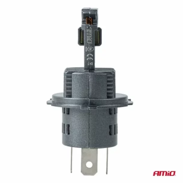 Bec Led F25 Silver Canbus, H4-H19 - P43t / PU43t-3, 54/58W, 12V/24V - 2buc