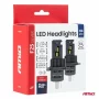 Bec Led F25 Silver Canbus, H4-H19 - P43t / PU43t-3, 54/58W, 12V/24V - 2buc