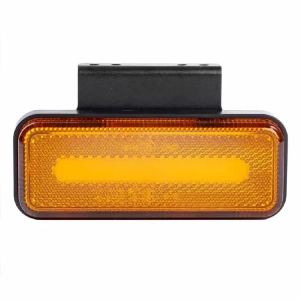 Lampa gabarit LED dreptunghiulara, 124x49mm, 10/30V - Galben