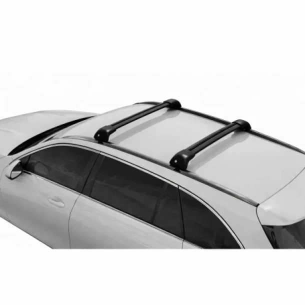 Silenzio CX Black NEW Aluminum Roof Rack Bar - 64 cm