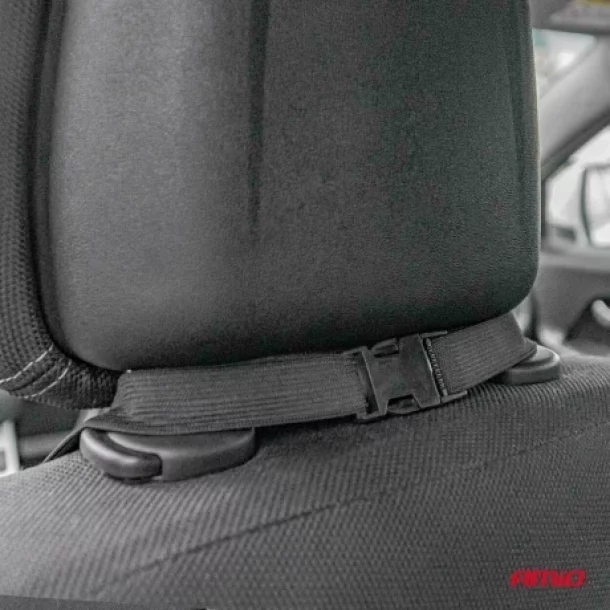 Husa scaun auto cu incalzire in doua trepte 12V Amio - Negru
