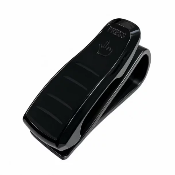Suport pentru ochelari auto, pentru parasolar - Negru