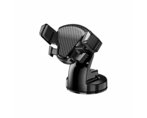 Suport telefon auto cu ventuza MaxSpeed, rotire 360°, prindere reglabila 60-85 mm
