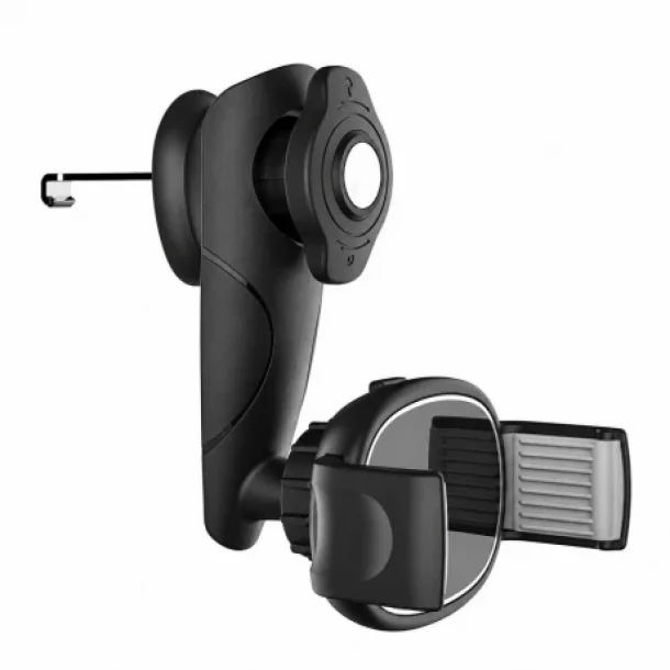 Suport telefon auto MaxSpeed pentru grila de ventilatie 243A, rotire 360°, reglabil 65-95 mm