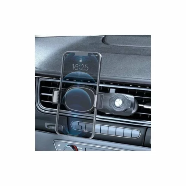 Suport telefon auto MaxSpeed pentru grila de ventilatie 243A, rotire 360°, reglabil 65-95 mm