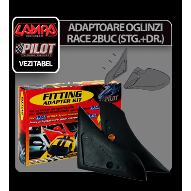 Adaptoare oglinzi Race Audi A4 (9/96-4/03)