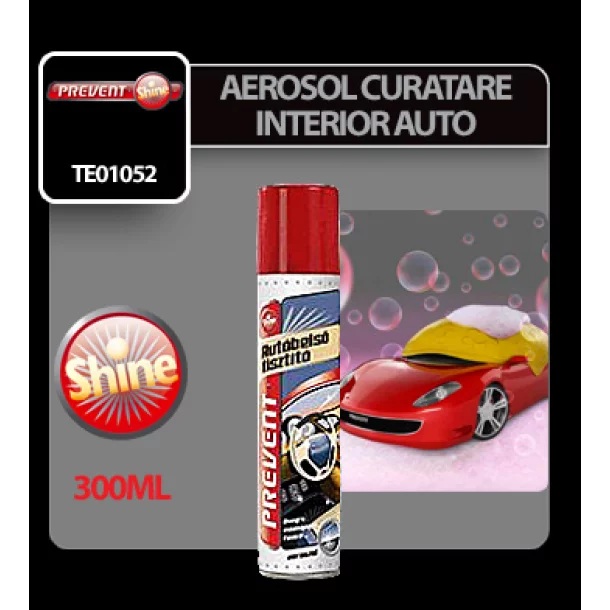 Aerosol pentru curatat interiorul auto Prevent 300ml