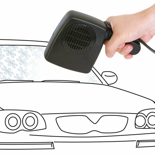 Fan with heater/defroster 12V 150W