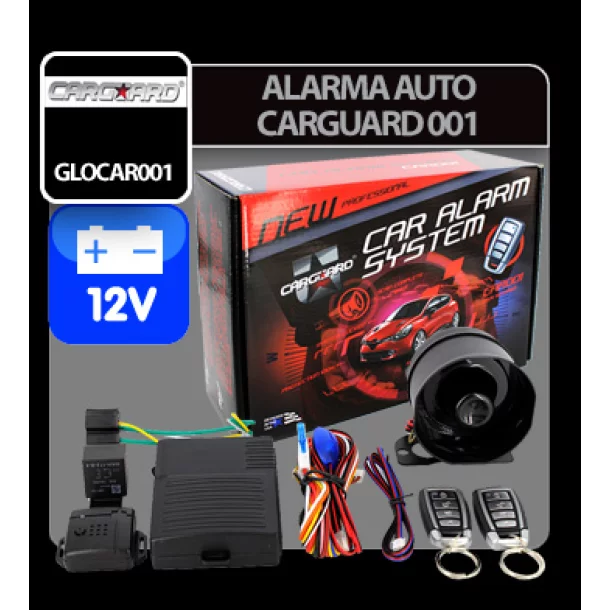 Carguard autóriasztó 001 - 12V