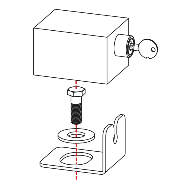 Cyclope, spare wheel lock