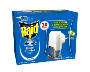 Raid electric device with mosquito repellent liquid, 30 nights, 21ml