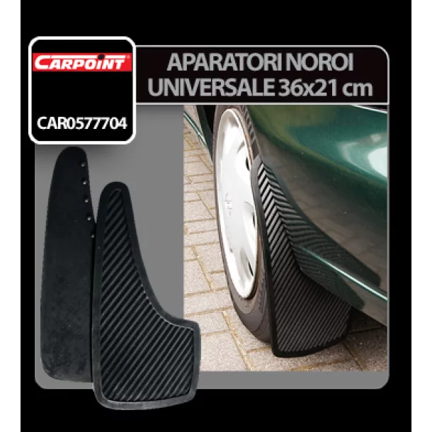 Pair of universal Carpoint mudflaps cm 36x21