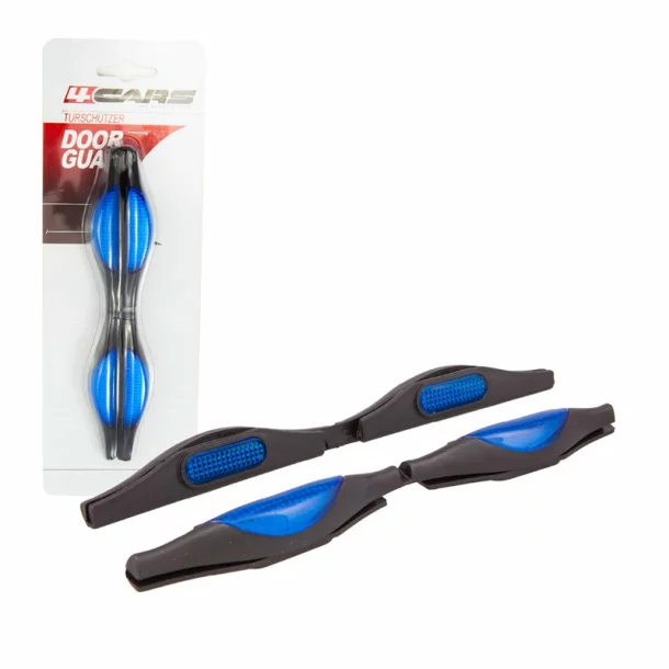 4Cars Door guard feflectors - 2pcs - Blue