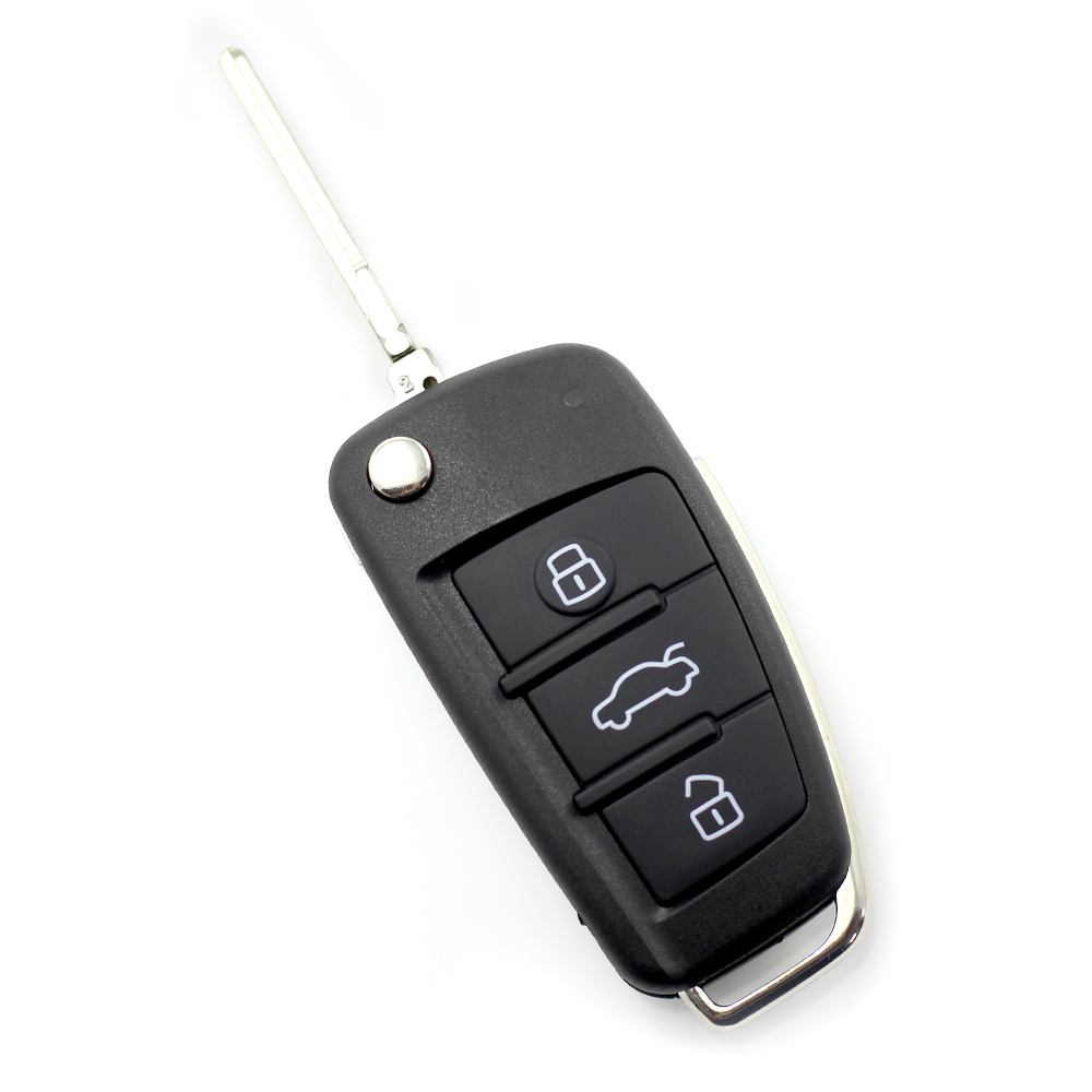 Audi - model nou - carcasă cheie tip briceag, cu 3 butoane - CARGUARD thumb