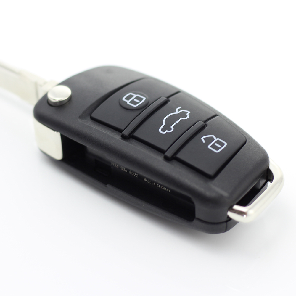 Audi - model nou - carcasă cheie tip briceag, cu 3 butoane - CARGUARD thumb