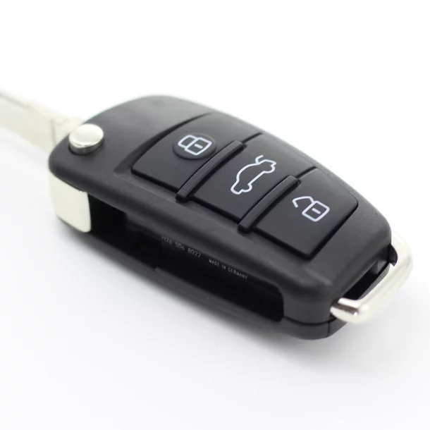 Audi - model nou - carcasă cheie tip briceag, cu 3 butoane - CARGUARD