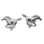 Autocolant 3D crom 2 Horses