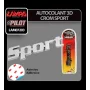 Autocolant 3D crom Sport