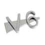 Autocolant 3D crom V6