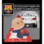 Autocolant Baby on board FC Barcelona 1buc