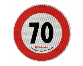 Speed limit sign - 70 Km/h